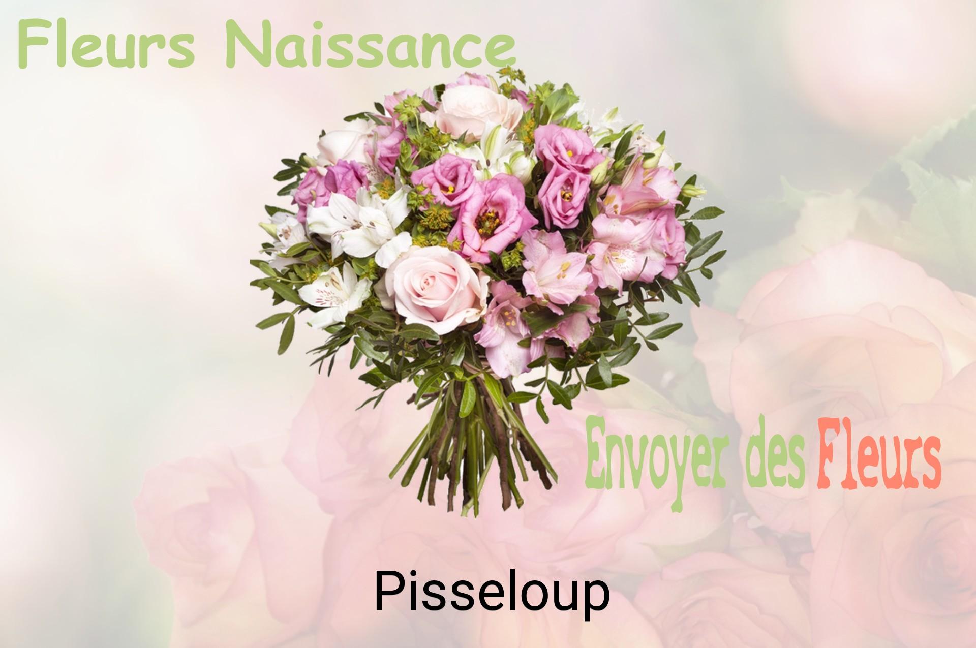 Bouquet de fleurs de naissance livré à Pisseloup